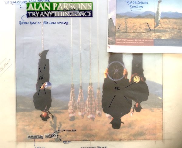 Alan Parsons Try Anything Once Album Production Artwork