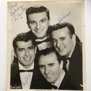 The Four Aces FULLY Signed Photograph