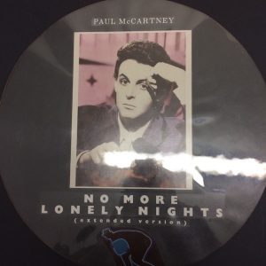 Beatles Paul McCartney No More Lonely Nights The original 12″ Picture Disc Mock up Artwork