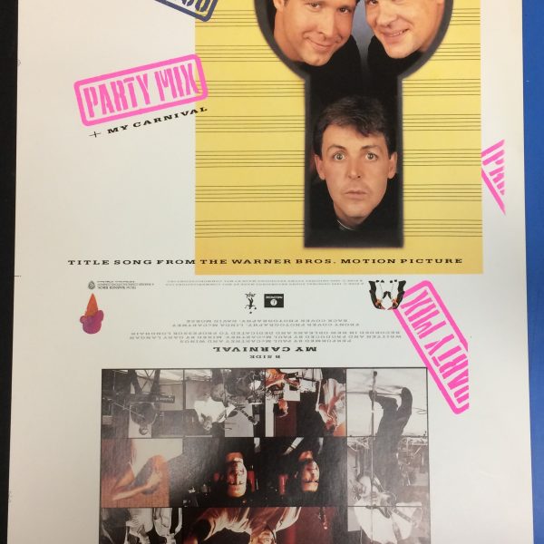 Beatles Paul McCartney Spies LIke Us an original 12″ Single cover proof artwork