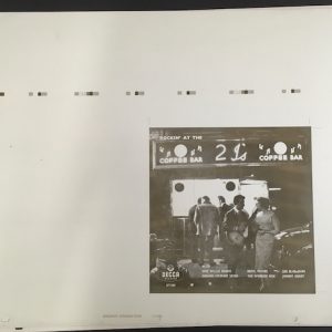 Rockin at the 2Is original Decca aluminium printing plates cyan