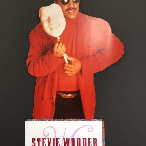 Stevie Wonder Promotional standee for Characters album