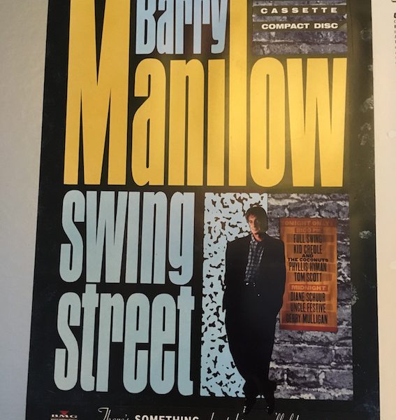 Barry Manilow, Original Production Album Artwork For Swing Street Music and Media Ad