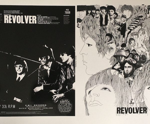 Beatles Original album artwork proof for revolver vinyl LP