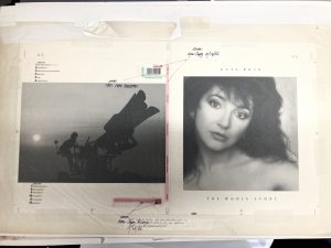 Kate Bush The original production artwork for the whole story